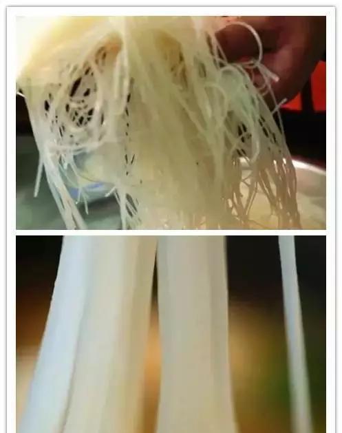 重感情的人愛吃米線，因為她像母親的銀發